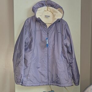 Women's Columbia Lavender Hooded Jacket